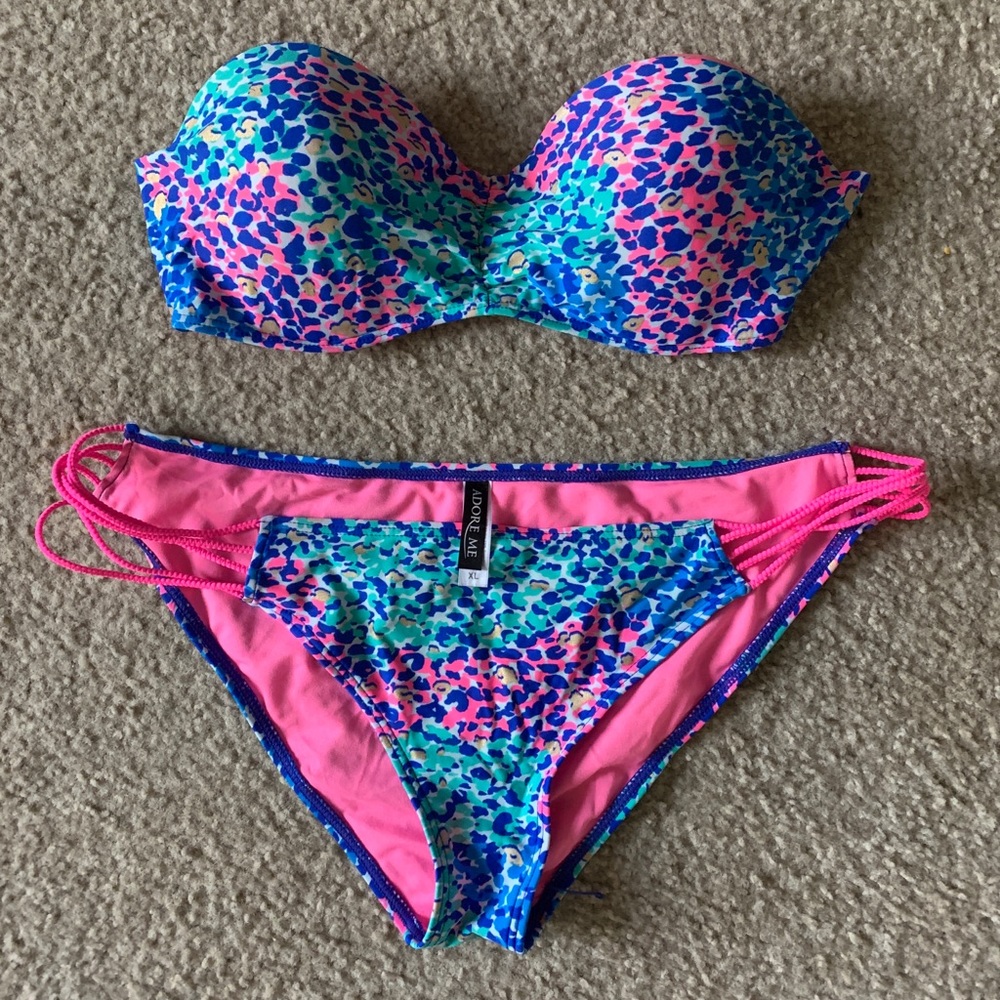 Adore Me XL strapless bikini